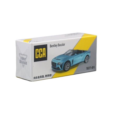 1/64 Bentley Mulliner Bacalar Miniature Model CCA 1:64 3" Zinc Alloy Toy Car Vehicle Free Wheels Diecast Collection Gift For Kid