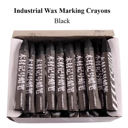 MARIE'S Wood Marking Crayons Industrial Wax Marking Crayons Scratch Resistant Crayons for Tires Metal Wood Glass Plastic