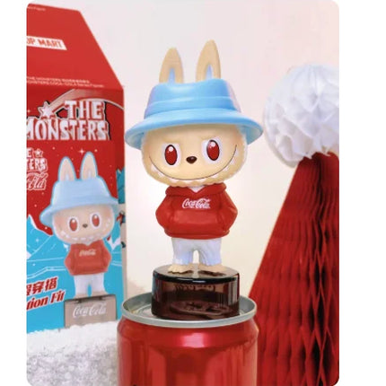 Genuine POPMART Labubu Coca Cola Series Blind Box Kawaii Anime Figure Desktop Decoration Mystery Box  Cute Girls Birthday Gifts