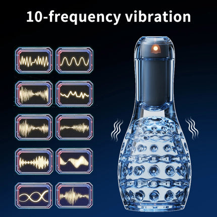 Automatic Vibrating Male Masturbator Penis Massage Vibrator Vagina Pussy Glans Trainer Masturbation Cup Adult Sex Toys for Men