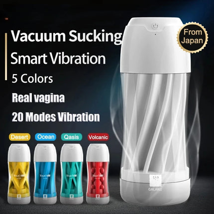 Touch In Masturbator Blowjob Simulation Sucking Cup Soft Realistic Vagina Male Masturbator Erotic Adult Sex Toys For Men