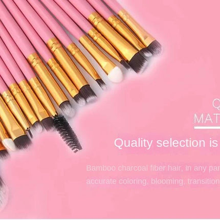 20pcs Eye brush Complete eyeshadow Brush Beauty Tool Explosive neutral logo Free Eyeliner brush