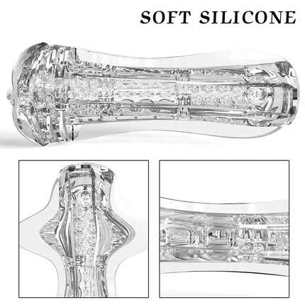 Flesh Vibrating Light Massager Vagina Real Pussy Sex Masturbation Adult Toys Male Masturbator Cup For Men Silicone Product