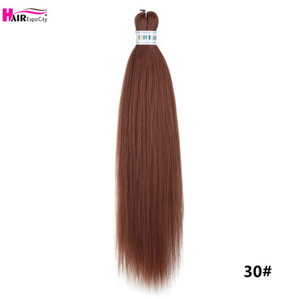 Easy Braids 26Inch Synthetic Jumbo Braids Hair Extensions Ombre Colorful Braiding Hair Pre Stretched Hair Expo City
