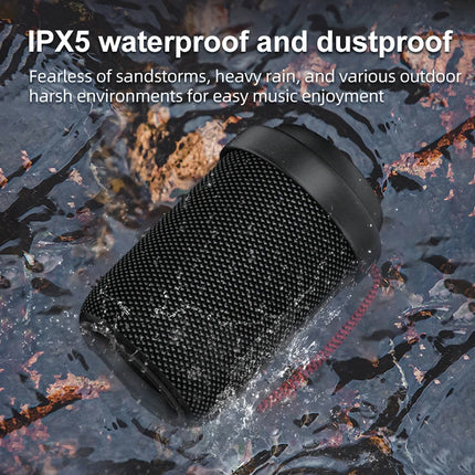 Rockmia Audio EBS-706  6W 1200Mah Mini Portable RGB Speaker Bluetooth 5.3 Powerfual Bass  With Volume Knob Built Mic TF Type C