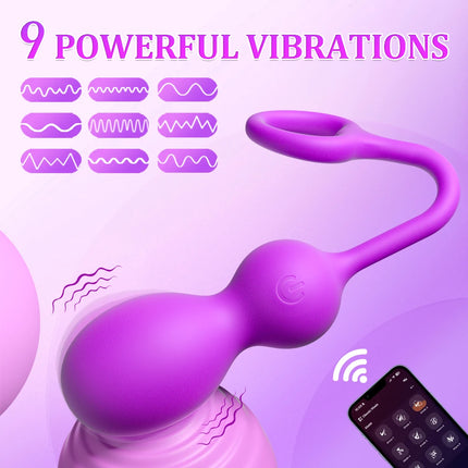 APP Control Vagina Balls G Spot Vibrator for Women Tighten Vagina Muscle Trainer Kegel Ball Egg Intimate Sex Toy for Adult 18+