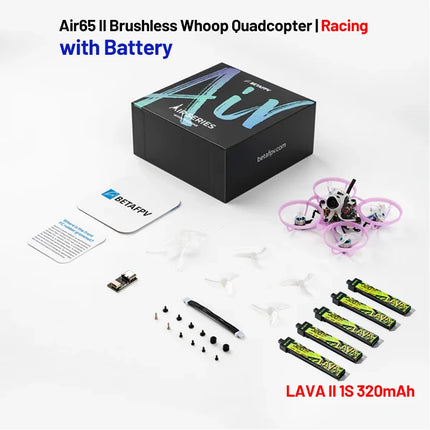 BETAFPV Air65 II Brushless Whoop Quadcopter Racing Freestyle Drone ELRS 2.4G 5.8G 25mw~400mw VTX C03 Camera Matrix 1S 5IN1 II FC