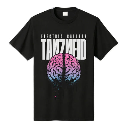 Tanzneid Album Cover Shirt ELECTRIC CALLBOY Band Design T-shirt Unisex Streetwear Cotton Loose Women Men Tshirts Graphic Merch