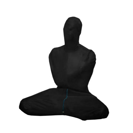 Unisex Fetish Shiny PVC Leather Bodysuit, Mummy Costumes, Sleeping Bag, Sexy Catsuit, Fron Zipper with Crotch, Halloween Cosplay