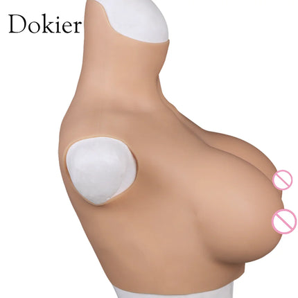 Dokier Silicone Breast Forms Fake Artificial Huge Boobs for Mastectomy Crossdresser Transvestite Sissy Drag Queen Cosplay Chest - TOYS-SUCE