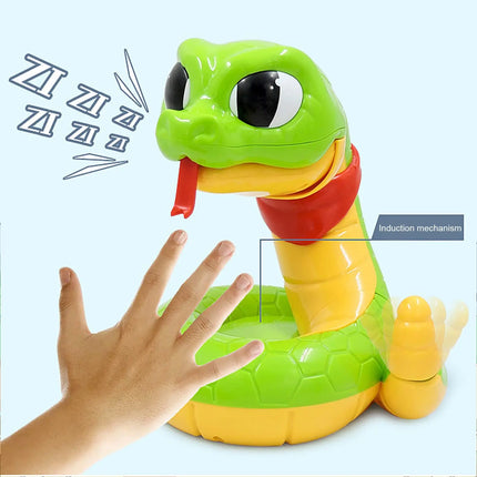 Electric Rattlesnake Prank Toy, Interactive Snake Game with Gold Nuggets, Fun Family Party & Halloween Toy Gift