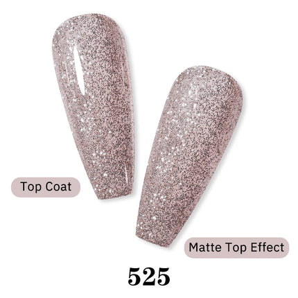 Arte Clavo Glitter Gel Nail 15ml Semi Permanent Soak Off UV Gel Varnish Nail Manicure Top Base Coat Gel Polish Art Decoration