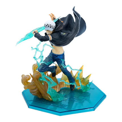 17CM Anime One Piece Fierce Battle Trafalgar D. Water Law Action Figure Adult Children Toys Japan Manga Kids Gift Model Doll