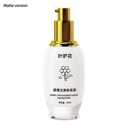 45ML Pure White Liquid Foundation Goth White Foundation Cream Concealer Cosplay Clown Halloween Face Body Paint Zombie Make-Up