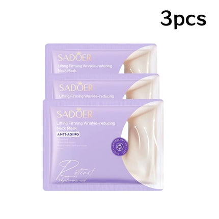 Peptide Firming Neck Mask Lifting And Firming Neck Skin Reduce Fine Lines Deeply Moisturize Makes Skin Glow Nourishing Neck Care