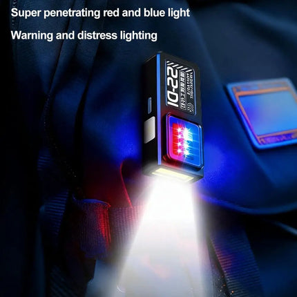 LED Mini Flashlight USB Rechargeable COB Flashlight With Magnet Pocket Lantern Flood Work Light Emergency Handheld Torch