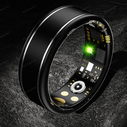 New Smart Ring 2026 Heart Rate Blood Pressure Sleep Monitoring Motion Tracking IP68 Waterproof Men Women Smart Ring Holiday Gift