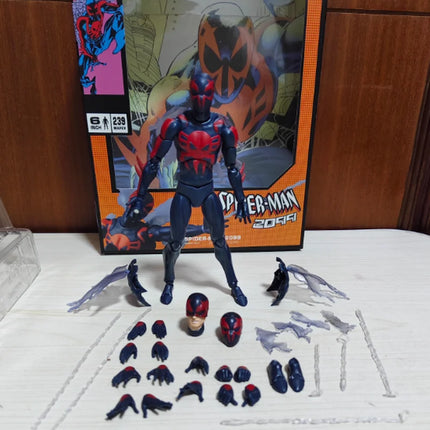 NEW MAFEX 239 Spider Man 2099 Comic Version 1/12 Scale 6-inch Mobile Doll Handmade Genuine Action Figure Toy