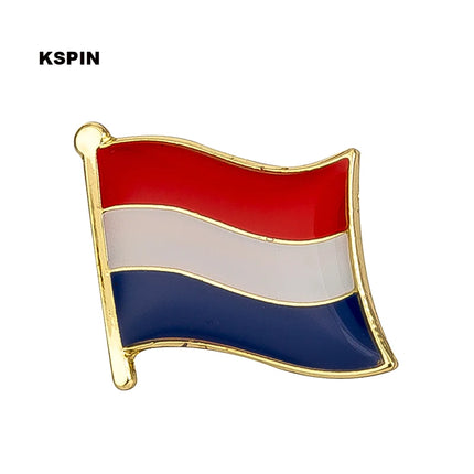 Netherlands Flag Badge Brooch Natinal Lapel Pins Flag Lapel Pins Country Flag Badge