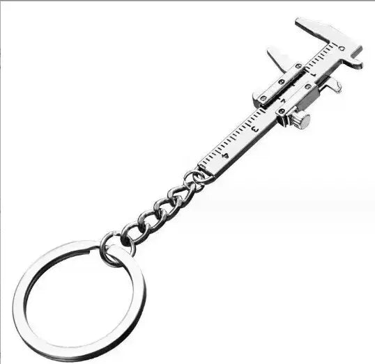 Portable Mini Caliper Tools Zinc Alloy Vernier Caliper 0-40mm Keychain Measuring Compact for Household Tool