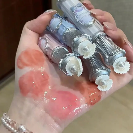 Flower Knows Shells Jewel Collection Makeup Lip Glaze Essence Honey Moisturizing Long-lasting Glossy Gloss Delicate Cosmetics