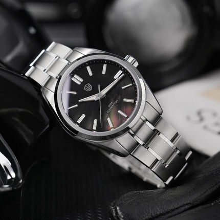 Watchdives WD0003C ice Crack Dial 38mm Men Watch VH31 Sweep Seconds Quartz Movement Sapphire Luminous 10Bar Waterproof Watches