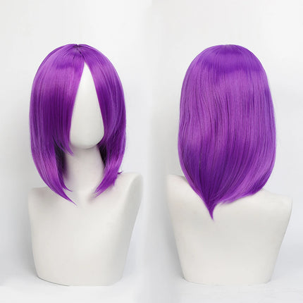 Synthetic Medium Length Cosplay Wig, Adjustable Headband,Multiple colors