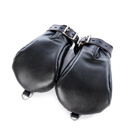 Leather Soft Padded Knee Elbow Pad Dog Paw Crawl Gloves Pup Hood Fetish BDSM Bondage Dog Slave Roleplay Sexy Costume Accessories