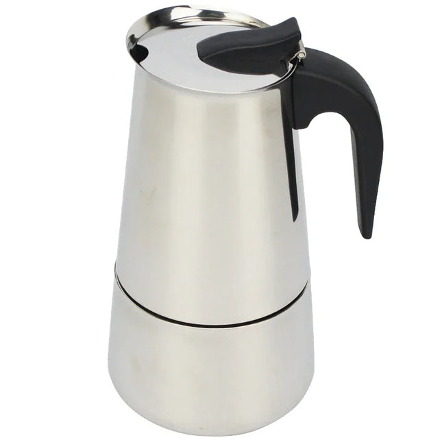2/4/6/9 Cups Stainless Steel Coffee Maker Moka Pot Espresso Maker Cups Latte Percolator Stovetop Espresso Pot