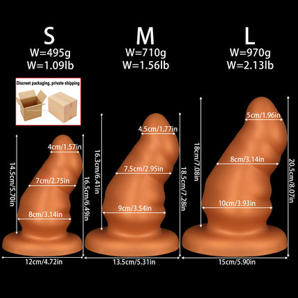 Large Butt Plug Silicone Anal Plug With Suction Cup Dildo Anus Stimulation Masturbator Anal Dilator Adult Toys Sex Toys Sex Shop