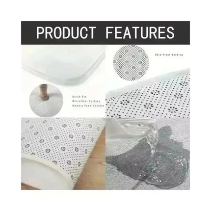 3D Visual Effect Corridor Carpet Nature Scene Design Ultra Washable Non Slip Stain Resistant Mat for Hallway Bedroom Home Decor
