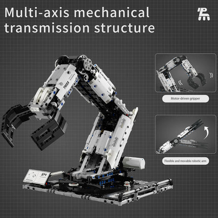 In-stock Electric Technology Programming Robot Arm Building Blocks Assembly Model Toy Boys' Christmas Gift Set