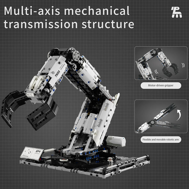 In-stock Electric Technology Programming Robot Arm Building Blocks Assembly Model Toy Boys' Christmas Gift Set
