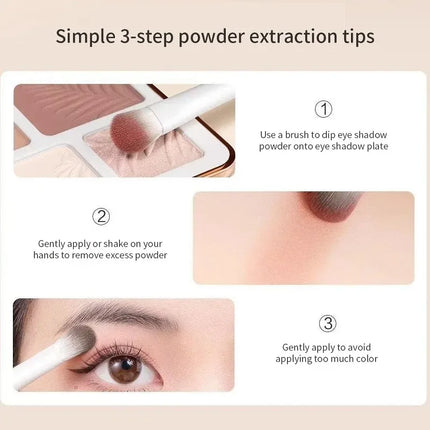5/8/10Pcs Natural Eye Makeup Brushes Set Detail Eyeshadow Brush Makeup Brush White Ultra Soft Eyeshadow Eyeliner Makeup Tool