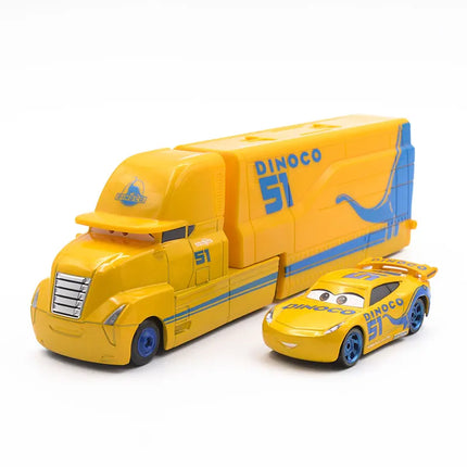 Original Pixar Cars 3 Farm Cars Bulldozer Frank Harvester Tractor  Diecast Toys Car Christmas Gift Toys for Children