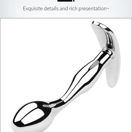 Metal Anchor Base Anal Plug outdoor Butt Plug Stainless Dildos Women'S Vaginal Plug Adult Couple Gay Masturbating Intimate Toys