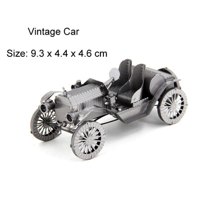 3D Metal Puzzle EF510 Train Vintage Car Mountain Bike Motorcycle model KITS Assemble Jigsaw DIY Puzzle Gift Toys For Children