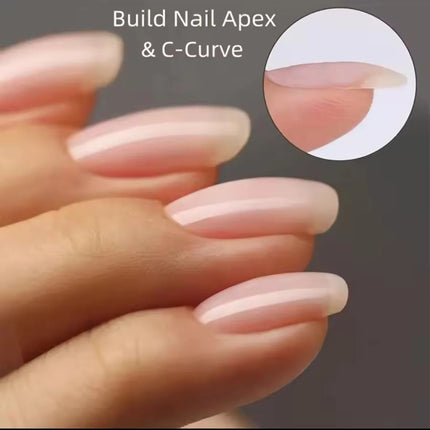 MIANEL 10ml Clear Building Nail Gel Nail Polish For Strengthener Gel Extension Gel Base Coat Soak Off UV LED Gel Nails