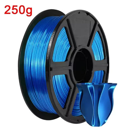 Silk Filament PLA 1.75mm 1kg/500g/250g 3D Printer Filament For Printing Toys Shiny Smooth PLA+ Gold Silver Red Blue High Speed