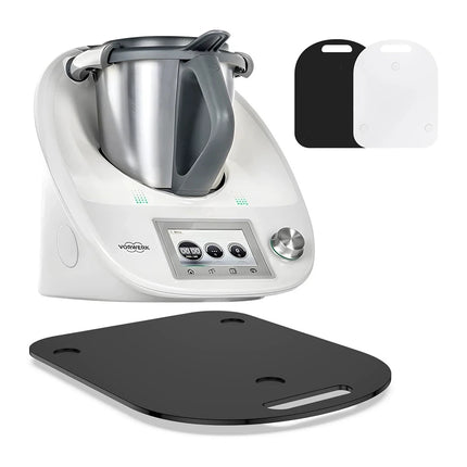 Thermomix TM5 TM6 Wooden Food Processor Tray Kitchen Countertop Coffee Machine Sliding Base Wear-resistant Transparent Slide