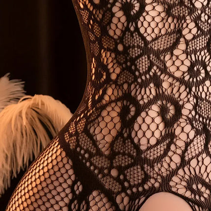 Open Crotch Porn New Style Desire Underwear Hot Women Breastless Bodystocking Crotchless Sexy Lingerie Erotic Babydoll Tights