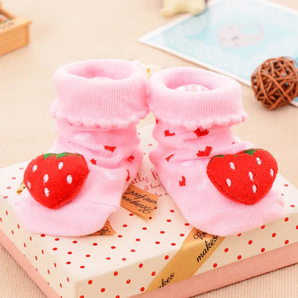 Baby Socks Toy Slipper Girls Boys Newborn Accessories Rubber Anti Slip Animal Kids Toddlers Gift Clothes Infant Children Socks