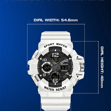 SANDA Top Brand G-Style Military Watch Men Digital Shock Sports Watches For Man Waterproof Electronic Wristwatch Male Relogios