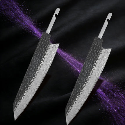 1/2/3/4/10PCS, Forged Damascus Steel Sashimi Knife Blade Kitchen Knife Blade Chef Knife Kiritsuke Knife Blade DIY Making Tool