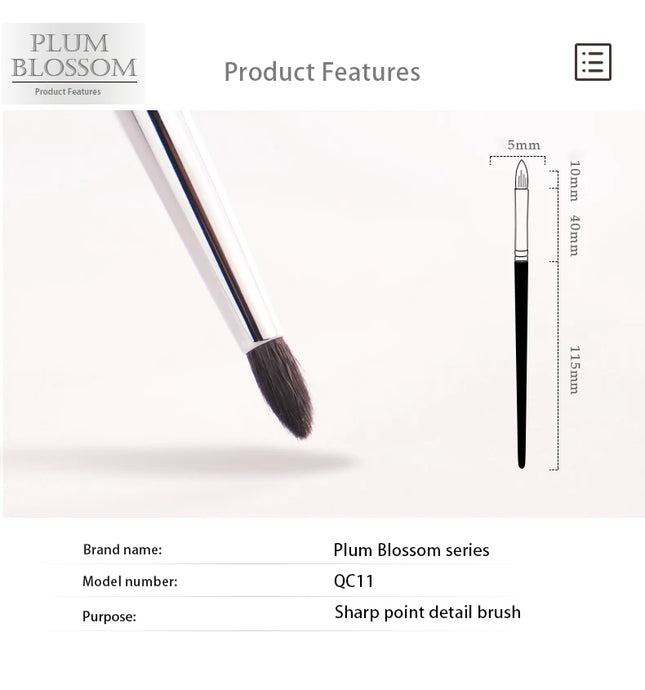 CHICHODO High-end Makeup Brush Crease Brush Eyeshadow brush Pointed Detail Brush Goat hair -CHJ232