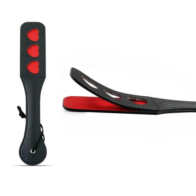 Leather 3D Cat Paw Heart Spanking Adult Couple Play Toys Punishment Training Whip Spank Beat Toys
