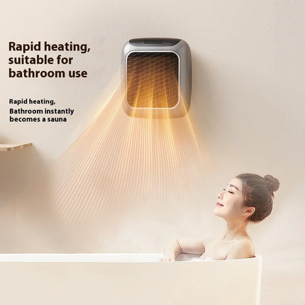 Portable Heater Electric Fan Heater Winter heater Small warm air blower For Home Bedroom Office Desktop Warmer Machine