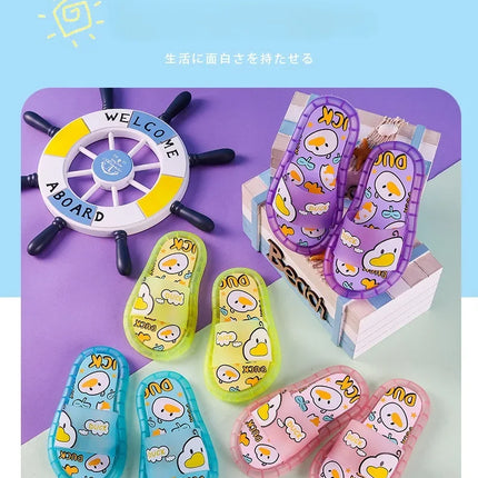 New Cute Luminous Kids Slippers Crystal Shoes Sparkling Lights Boys Girls Will Cartoon Glowing Cute Baby Cool Indoor Outdoor
