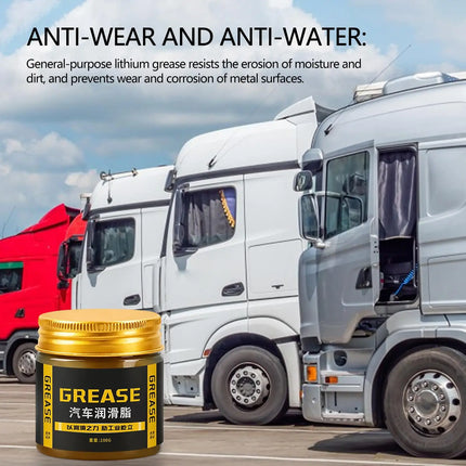 Automotive Grease 100g Vehicle Track Lubricating Grease High Tempe And Wear Resistant Automotive Grease For Track Mechanical