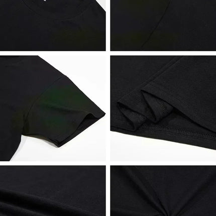 2025 High-end heavy cotton short-sleeved T-shirt, a fashionable and trendy brand for men and women in summer 명품 티셔츠 2022